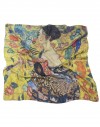 Pañuelo de seda Klimt Dama con un abanico