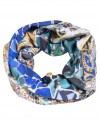 Silk infinity scarf Gaudi guell park bench
