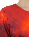Red Galaxy printed T-shirt