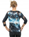T-shirt  imprimé Galaxie Bleue