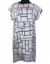 Mondrian silk dress - Composition No. 6
