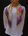 Bespoke square silk scarves 68x68 cm (27x27")