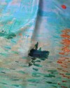 Foulard carré en soie Claude Monet Impression Soleil Levant