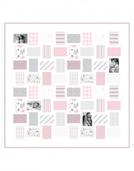Customised Wallhanging Quilt Kit "Portrait with triangles"