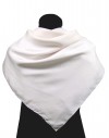 Custom printed silk scarf 90x90 cm (35x35")