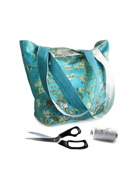 Kit couture sac Van Gogh Tote bag Amandier en fleur