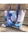 Kit couture beau tote bag La Grande Vague de Hokusai