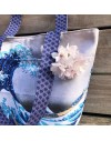 Cut and Sew Tote Bag The Great Wave by Hokusai