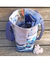 Cut and Sew Tote Bag The Great Wave by Hokusai