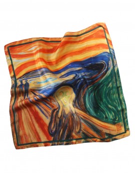 Edvard Munch "The Scream" silk scarf