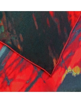 Bespoke silk scarf 68x68 cm (27x27")
