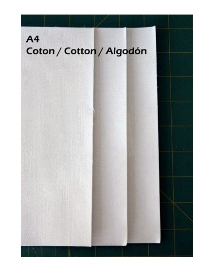 Hojas de tela para imprimir, algodón A4