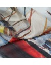 Custom printed silk fabric by the meter - silk Habotai